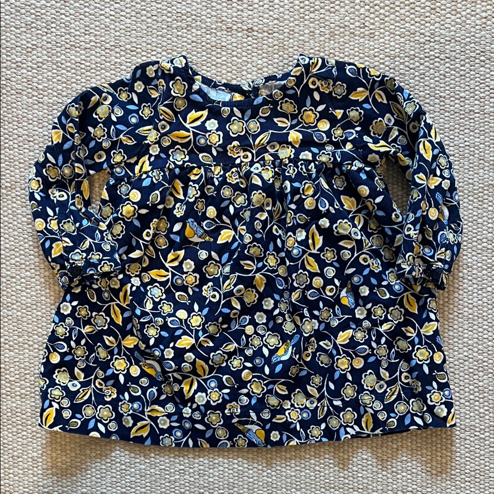 Baby Gap Floral Corduroy Dress
